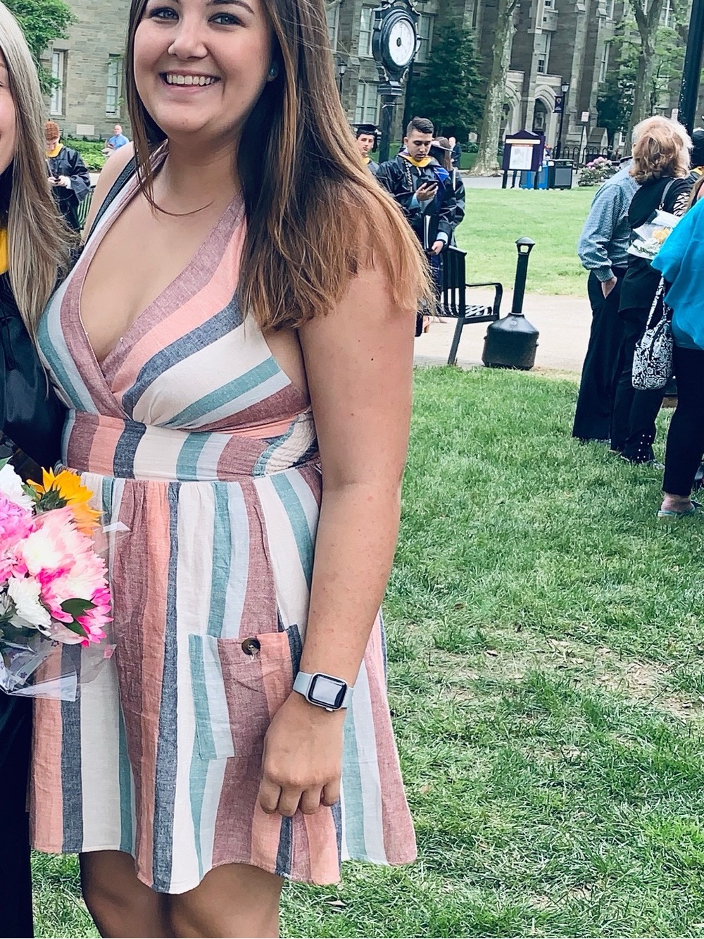AE Striped Halter Sundress